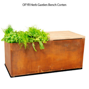 OFYR_Herb_garden_bench_corten